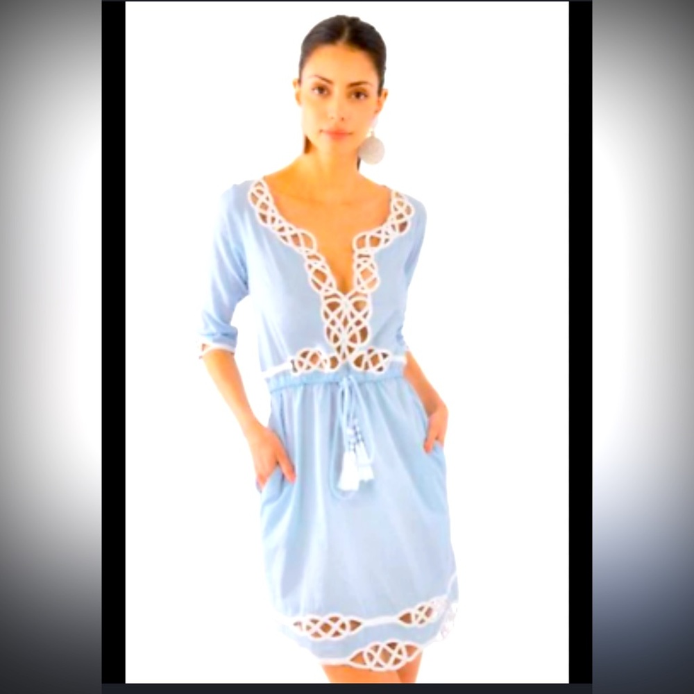 GRETCHEN SCOTT: Embroidered Cut Out Dress
